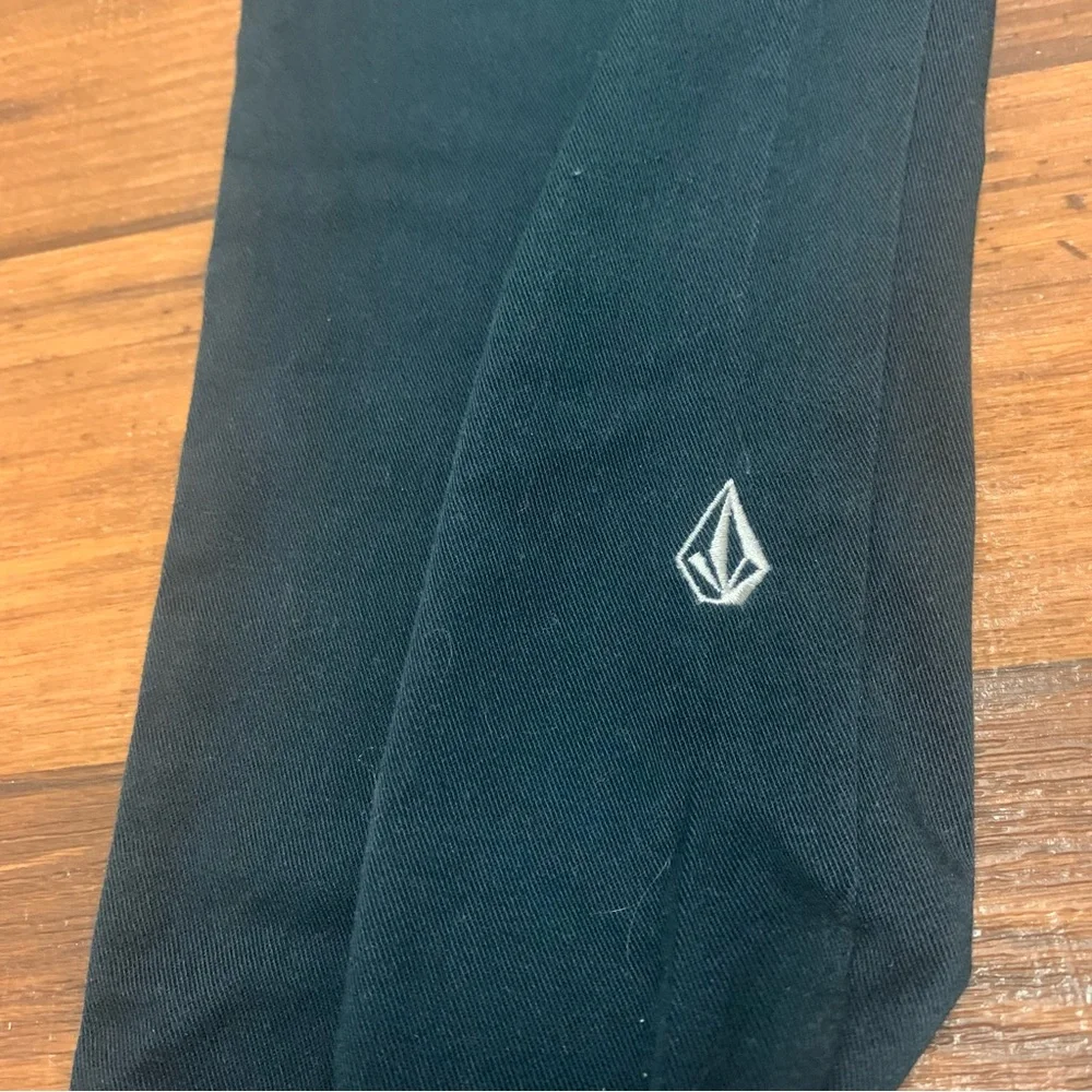 Volcom Boys Dark Navy Pants, Size 27(14), Chino, Embroidered Logo